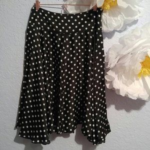 Ralph Lauren, Lauren Polka Dot Skirt SZ 10